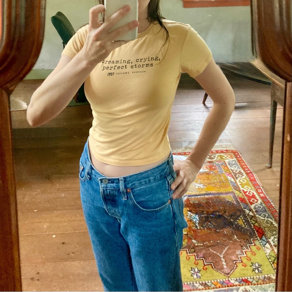 Taylor Swift 1989 Butter Yellow Baby T-Shirt Official Merch